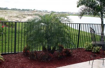 landscaped backyard with swimming pool