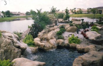 garden hardscapes and waterfalls