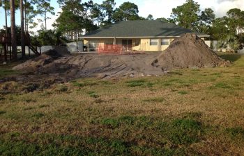 backyard swimming pool construction works